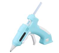 GOTOTOP Pistolet à Colle Chaude sans Fil, Outil de Colle Thermofusible électrique PE PVC avec Batterie 2000 MAh 90 S Chaleur Rapide 10 Bâtons de 7 Mm pour les Projets de Bricolage de Réparation à