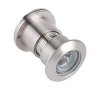 GOTOTOP Visionneuse de Porte de 28 mm à Grand Angle de Vision avec Couvercle de confidentialité Robuste Accessoires de Porte antivol en cuivre Pur et Verre Optique (Chrome brossé)