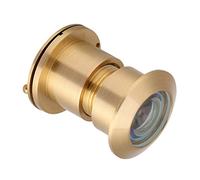 GOTOTOP Visionneuse de Porte de 28 mm à Grand Angle de Vision avec Couvercle de confidentialité Robuste Accessoires de Porte antivol en cuivre Pur et Verre Optique (Or)