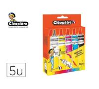 Gouache cleopatre nefertari tous supports tube aluminium 30ml embout fin et precis colorisassortis etui carton 5 unites