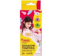 Gouache - Enfant Dès 3 Ans - Ecole - Arts Plastiques - 6 Couleurs Pastel - 15 Ml - Jovi