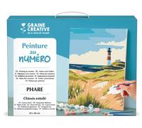 Gouache Graine Créative Peinture au numéro 30x40 cm Phare
