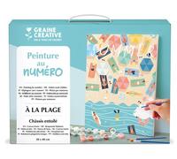Gouache Graine Créative Peinture au numéro A la plage 30 x 40 cm