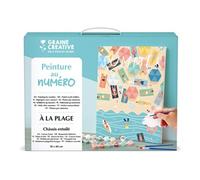 Gouache Graine Créative Peinture au numéro A la plage 30 x 40 cm