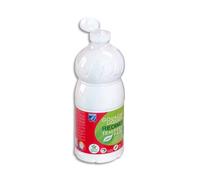 Gouache lefranc bourgeois liquide redimix non toxique fluide couvrante prête à l'emploi blanc flacon 1000ml
