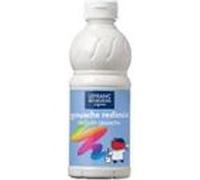 Lefranc Bourgeois - Gouache liquide Redimix pour enfants - Bouteille 500ml - Blanc