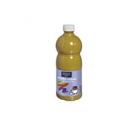 Gouache liquide colart redimix aspect veloute miscible coloris ocre flacon 1l