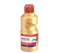 Gouache liquide giotto tous supports sechage rapide coloris or metallise flacon 250ml