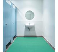 GOUBAN Tapis de Drainage Antidérapant 150 x 110 cm en PVC Tapis de Drainage Antidérapant en Caoutchouc et Résistant à l'usure pour Zone Humide, Piscine, Buanderie, Vert
