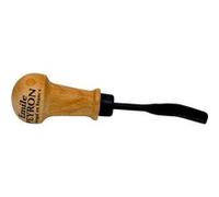Gouge de sculpteur contre coudée 12 mm - Manche bois - EMILE PEYRON - 116B Bois G