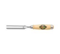 Gouge largeur de lame 30 mm av 2 viroles acier manche en hêtre blanc forme Ulm K