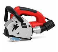 Gougeuse électrique, 1320 W, Vertex, coffret en PVC + 2 disques à béton, 125 mm, fraise des rainures pour câbles