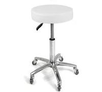 Gouiran Signature - Tabouret de coiffure ALIA 2 pied étoile - Blanc