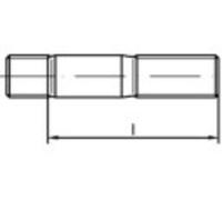 Goujon fileté TOOLCRAFT 132880 10 pc(s) M16 200 mm acier N/A