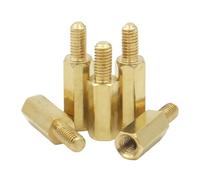 Goujon Hexagonal En Laiton À Tête Unique M2 .5 M3, 20 50 Pièces, for Boîtier D'ordinateur, Carte Mère, Vis, Écrou, Pilier De Support D'espacement(8mm,M2.5 (50pcs))