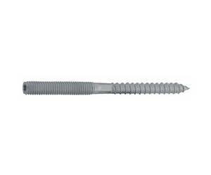 Goujons double filet métal / bois - pour rail de supportage - 8x80 mm - boite de 100 WALRAVEN
