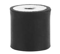 Goujons en caoutchouc isolateur de choc, bague de goujon 4 pièces support de filetage femelle amortisseur anti-vibration M6 20 * 15 outils d'amortisseur filetés(20x20mm)