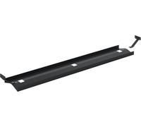 Goulotte à fixer sur structure métal pour pôle de bureaux ECLA 140 cm finition aluminium - - Bruneau