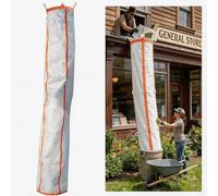 Goulotte à Gravats, 300Cm pour Débris Construction Outils Transport Déchets Sac Poubelle Tissée Réssistante à La Déchirure pour Une évacuation Facile Débris Construction Et Déchets Ménagers