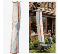 Goulotte à gravats - Goulotte à déchets de chantier - Tissu anti-déchirure - 300 cm - Pliable