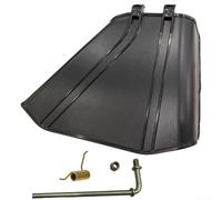 Goulotte de décharge latérale pour Toro pour Timecutter Z5000 Z5020 - Kit de déflecteur avec écrou de tige à ressort 16,5 cm Noir Pièce de rechange