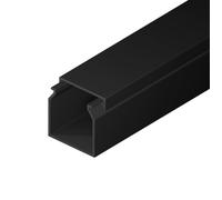 Goulotte électrique EDO Solutions EDO777742 - 25x25 mm - Anthracite - PVC - longueur 2 m
