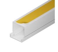 Goulotte électrique - EDO Solutions - EDO777755 - Blanc - 2m - Adhésif