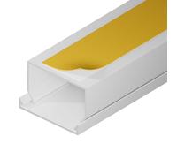 Goulotte électrique - EDO Solutions - EDO777757 - Blanc - 2m - PVC