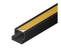 Goulotte électrique - EDO Solutions - EDO777762 - Auto-adhésive - Anthracite foncé - PVC 2m