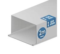 Goulotte électrique Edo Technic 100x60 mm - blanc (2 mètres)
