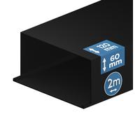 Goulotte électrique - EDO Solutions Technic - EDO777750 - Anthracite foncé - PVC - 2m
