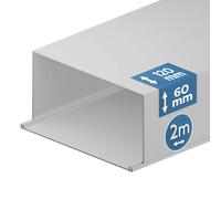 Goulotte électrique - EDO Solutions Technic - EDO777737 - Blanc - PVC - 2m
