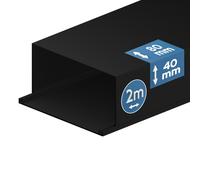Goulotte électrique - EDO Solutions - EDO777747 - Anthracite foncé - PVC - 2m