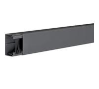 Goulotte électrique - HAGER - 40x60mm - PVC - Noir - 2m - IP30 - IK06