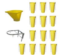Goulottes à gravats - kit complet - longueur 14 mètres - LOT14GDE