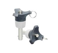 Goupille à dégagement rapide en acier inoxydable | Acier inoxydable 5/6 mm x 10-80 mm for la marine et les machines : appuyez sur le bouton de déverrouillage(6x35mm)
