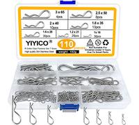 Goupille Beta Goupilles Fendues R Clips en Acier Inoxydable 110pcs