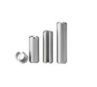 Goupille cylindrique élastique en acier inoxydable 304, goupille à ressort de positionnement d'ouverture M1.5M2M2.5M3M4 * 6 8 10 12 14 16 18 20 22 25 28 30 50 60(M2.5 30pcs,16mm)