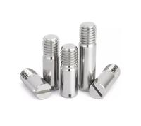 Goupille de cheville solide filetée à une tête en acier inoxydable 304, arbre de rouleau de positionnement fendu M2 .5 M3 M4 M5 M6 M8 M10 GB878(M2.0 (20pcs),6mm)