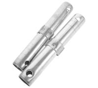 Goupille de Couplage pour Échafaudage en Métal Argenté 2 Pcs