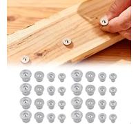 Goupille de Verrouillage Positionnement,Cheville Bois Protection Antirouille,Tourillon Bois Charpentier Armature,Clous Gabarit pour Montage de Meubles,Projets de Bricolage,4 de 6/8/10/12 mm