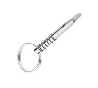 Goupille de verrouillage pour matériel de bateau avec, 6.3x51mm | Section à ressort exposée et languettes de verrouillage rétractables, acier inoxydable 316 poli, pour quincaillerie