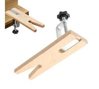 Goupille d'établi en bois avec serre-joint en C et pinces ergonomiques | Pince de table pour la fabrication de bijoux pour la coupe, le polissage, le perçage, le travail du bois, l'atelier