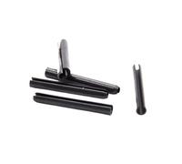 Goupille Droite À Ressort En Acier Noir, Cheville Fendue Cylindrique Élastique M2 M3 M4 M5 M6(M2.5-50pcs,14mm)