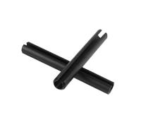 Goupille fendue cylindrique élastique en acier au manganèse, M1.5 M2 M2.5 M3 M4 M5 M6 M8 M10 M12 noir 65, rouleau de Tension de cheville à ressort fendu(M4-20pcs,12mm)