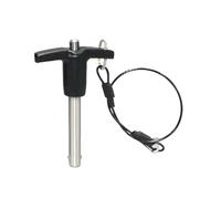 Goupille rapide bille avec poignée en T et bouton-poussoir, tige 20mm | Goupille à verrouillage à bille, Goupille de retenue à ressort, Goupille d'indexation, Goupille de positionnement