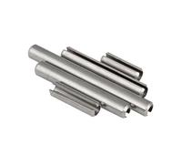 Goupilles à ressort en acier inoxydable 304, M1.5-M12, cylindrique, élastique, ouvert, goupille de rouleau fendue, Tension(M12(1pcs),55mm)