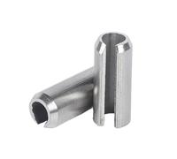 Goupilles à ressort M4-M8 cylindrique élastique ouvert goupille de rouleau fendue Tension 304 A2 acier inoxydable(M8x40(2pcs))