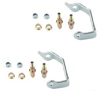 Goupilles de charnière de porte et bagues de rechange, ensemble de goupilles de pivot en acier robuste pour installation de matériel de réparation de porte intérieure et extérieure (côté droit)