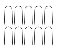 Goupilles de fixation en forme de U pour tuyau de drainage extérieur | Lot de 10 piquets de tuyau robustes pour jardin, cour, clôture et maison extérieure, sécurise les tuyaux de drainage de l'eau